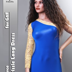 JMR dForce Chrissie Long Dress for G8F JMR dForce Chrissie Long Dress for G8F