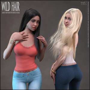 Wild Hair for Genesis 8 Wild Hair for Genesis 8