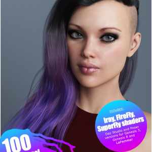 Xenya Hair Texture XPansion for Genesis 3 and 8 and La Femme Xenya Hair Texture XPansion for Genesis 3 and 8 and La Femme