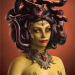 Gorgon Hair for Genesis 9 Gorgon Hair for Genesis 9