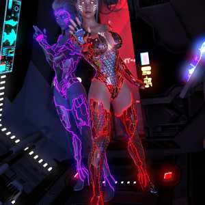 Electrified for CyberPunk Unlimited Outfit Electrified for CyberPunk Unlimited Outfit