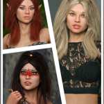 Talisa Hair for Genesis 8 Female(s) Talisa Hair for Genesis 8 Female(s)