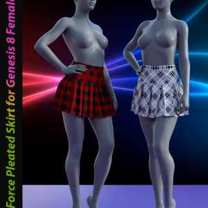 dForce Pleated Skirt for G8F dForce Pleated Skirt for G8F