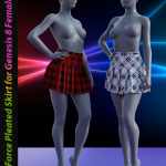 dForce Pleated Skirt for G8F dForce Pleated Skirt for G8F