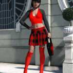 dForce Tuff Girl Outfit for Genesis 9 dForce Tuff Girl Outfit for Genesis 9