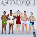 WrestleMania 01 – Poses and Singlets for G8M WrestleMania 01 – Poses and Singlets for G8M