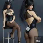 Pretty Bunny Outfit for Genesis 8 and 8.1 Females Pretty Bunny Outfit for Genesis 8 and 8.1 Females