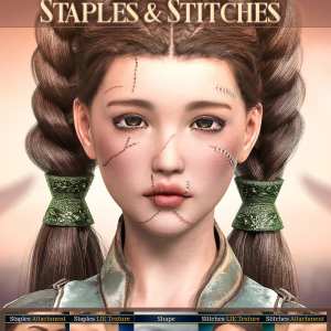 HD Face Staples and Stitches for Genesis 8 FemalesRepost  HD Face Staples and Stitches for Genesis 8 FemalesRepost