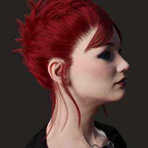 Messy Goth Updo for Genesis 8 and 8.1 Females Messy Goth Updo for Genesis 8 and 8.1 Females