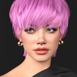 Melo Hair for Genesis 9 Melo Hair for Genesis 9