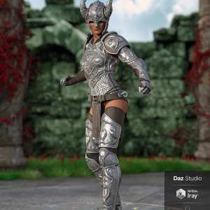 dForce Valiant Armor for Genesis 8 and 8.1 Females dForce Valiant Armor for Genesis 8 and 8.1 Females
