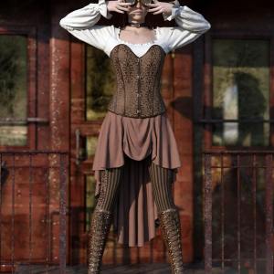 dForce Steampunk Outfit for Genesis 8 Female(s)Repost  dForce Steampunk Outfit for Genesis 8 Female(s)Repost
