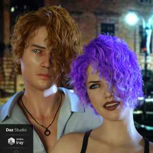 Luc Hair for Genesis 8 Luc Hair for Genesis 8