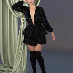 dForce Riley Outfit for Genesis 8 Female(s) dForce Riley Outfit for Genesis 8 Female(s)