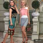 dForce Mariposa Princess Outfit Textures dForce Mariposa Princess Outfit Textures