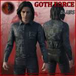 Goth Force blues for H and C Checkered Shirt Outfit for G8M Goth Force blues for H and C Checkered Shirt Outfit for G8M