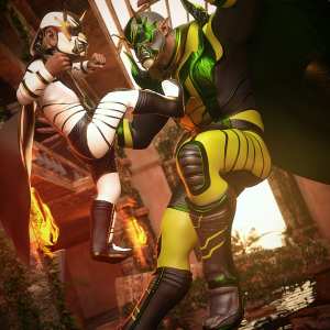 dForce Redmight Outfit Textures dForce Redmight Outfit Textures