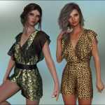 dForce – Butterfly Romper for G8F dForce – Butterfly Romper for G8F