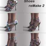 Shoes ReMake 2 for Genesis 8.1 Females Shoes ReMake 2 for Genesis 8.1 Females