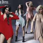 Eden Dress for Genesis 8.0 and Genesis 8.1 Females Eden Dress for Genesis 8.0 and Genesis 8.1 Females