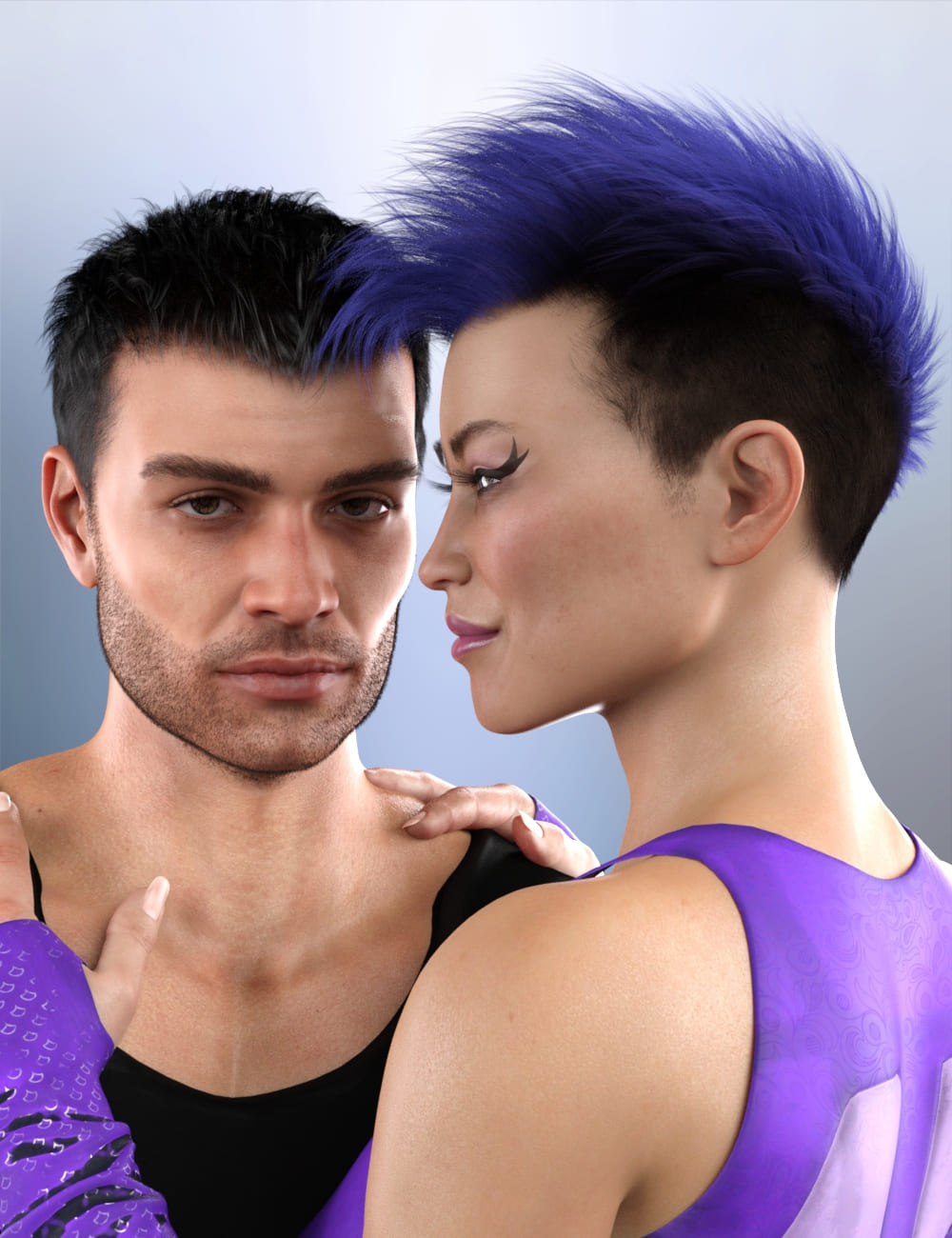 dForce Togatta Hair for Genesis 8 dForce Togatta Hair for Genesis 8