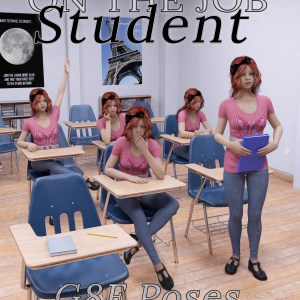 On The Job – Student Poses for G8F On The Job – Student Poses for G8F
