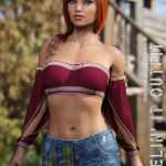 Feelin It Outfit for Genesis 8 Females Feelin It Outfit for Genesis 8 Females