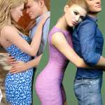 Z Hugs and Kisses Couple Poses for Genesis 8 and 8.1 Z Hugs and Kisses Couple Poses for Genesis 8 and 8.1