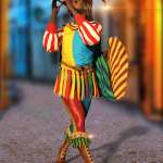 dForce Pied Piper Outfit for Genesis 9 dForce Pied Piper Outfit for Genesis 9