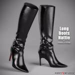 Long Boots Hattie For Genesis 8 Female Long Boots Hattie For Genesis 8 Female
