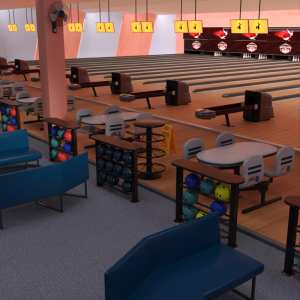 FG Bowling Alley Scene FG Bowling Alley Scene