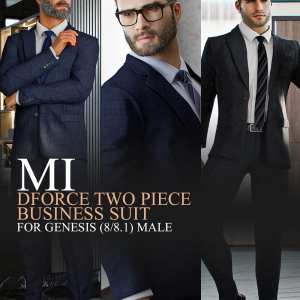 dForce MI Two-Piece Business Suit for Genesis 8 and 8.1 Males dForce MI Two-Piece Business Suit for Genesis 8 and 8.1 Males