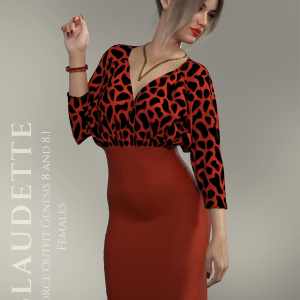 dForce Claudette Outfit for Genesis 8 & 8.1 Females dForce Claudette Outfit for Genesis 8 & 8.1 Females