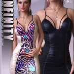 Infinity Textures for dForce Occasion Dress G8F Infinity Textures for dForce Occasion Dress G8F