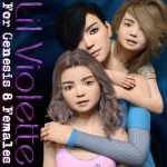 Lil Violette for Genesis 8 Females Lil Violette for Genesis 8 Females