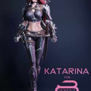 Katarina For Genesis 8 and 8.1 Female Katarina For Genesis 8 and 8.1 Female