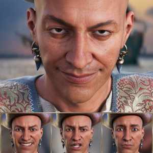 Pirate Life Expressions for Wolfgang 8.1 and Genesis 8.1 Male Pirate Life Expressions for Wolfgang 8.1 and Genesis 8.1 Male