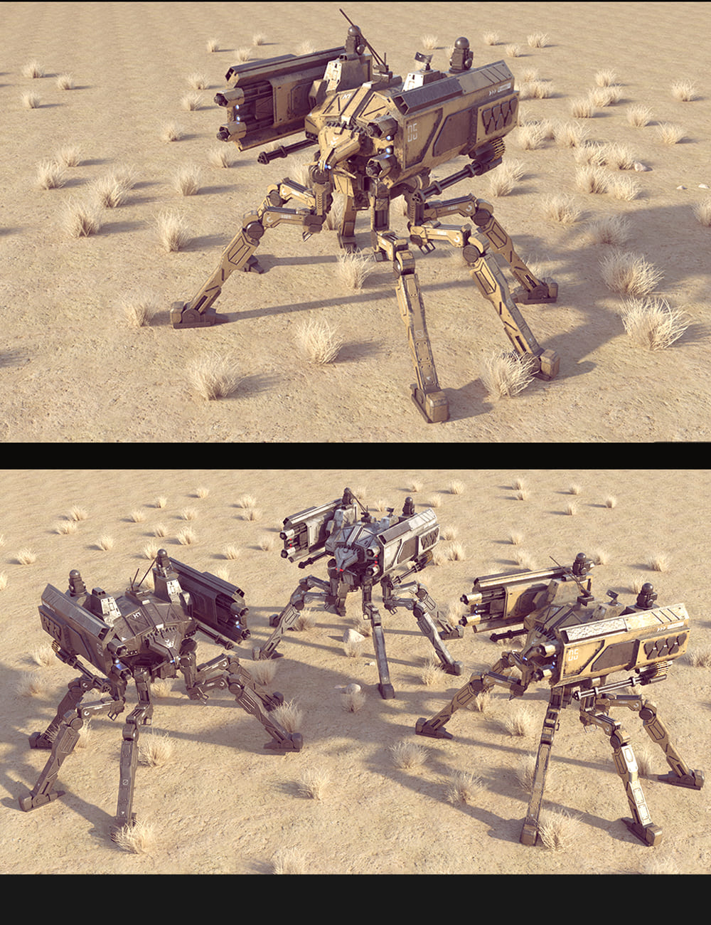 Sci-Fi SS Spider Mecha Sci-Fi SS Spider Mecha