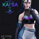 Kai’Sa KDA ALL OUT for Genesis 8 and 8.1 Female Kai’Sa KDA ALL OUT for Genesis 8 and 8.1 Female