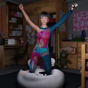 dForce Retro Catsuit Textures dForce Retro Catsuit Textures