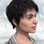 Teena Hair for Genesis 8 Female(s) Teena Hair for Genesis 8 Female(s)