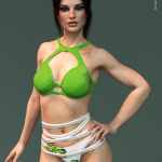 X-Fashion High Cut Bikini for Genesis 8 Female(s) X-Fashion High Cut Bikini for Genesis 8 Female(s)