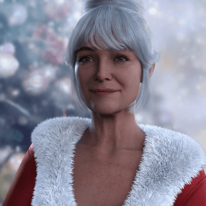 Festive Updo Hair for Genesis 9 Festive Updo Hair for Genesis 9