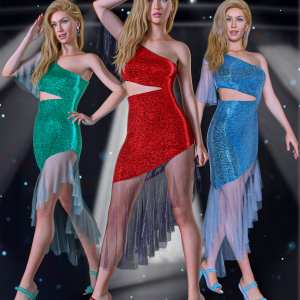 dForce Darcy Party Outfit for Genesis 8 and 8.1 Females dForce Darcy Party Outfit for Genesis 8 and 8.1 Females