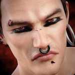 Devilish Piercing for Genesis 8 and 8.1 Males Devilish Piercing for Genesis 8 and 8.1 Males
