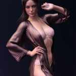 dForce X-Fashion Kimono Lingerie Set for Genesis 8 Females dForce X-Fashion Kimono Lingerie Set for Genesis 8 Females