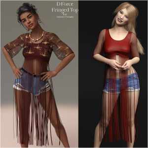 D-Force Fringed Top for G8F and G8.1F D-Force Fringed Top for G8F and G8.1F