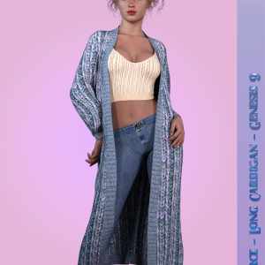 dforce – Long Cardigan – Genesis 9 dforce – Long Cardigan – Genesis 9