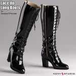Lace Up Long Boots For G8F Lace Up Long Boots For G8F