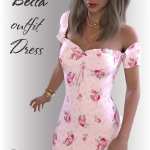 dForce Bella Dress Outfit for Genesis 8.1 Females dForce Bella Dress Outfit for Genesis 8.1 Females